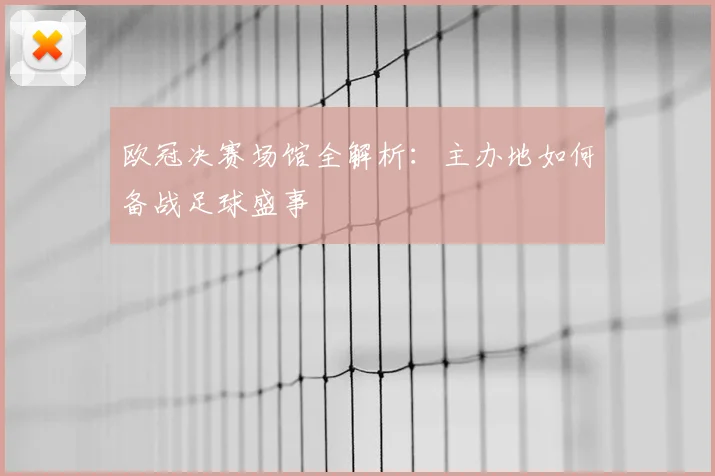 欧冠决赛场馆全解析：主办地如何备战足球盛事